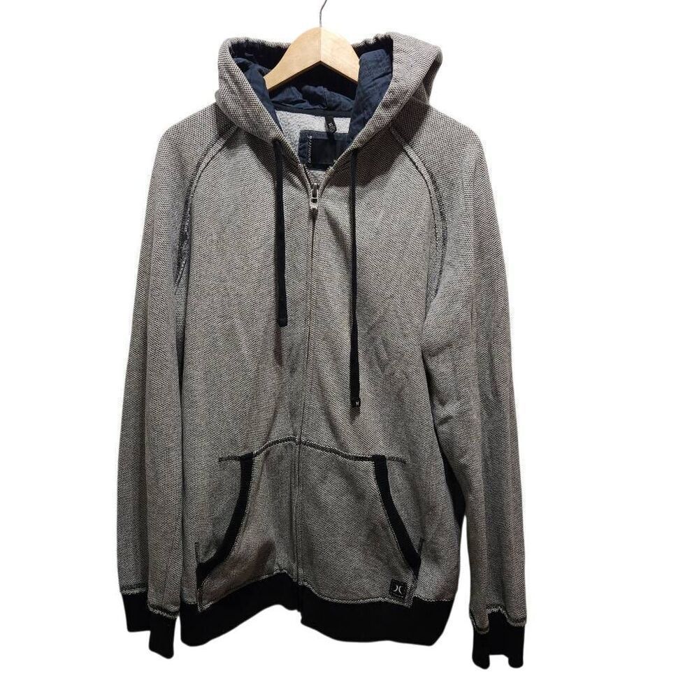 Hurley‎ hoodie full zip gray XL
